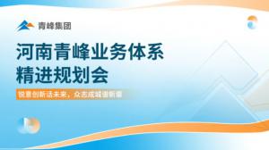 銳意創(chuàng)新話未來 眾志成城譜新篇--河南青峰業(yè)務(wù)體系精進(jìn)規(guī)劃會(huì)